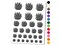 Zebra Haworthia Succulent Plant Temporary Tattoo Water Resistant Fake Body Art Set Collection